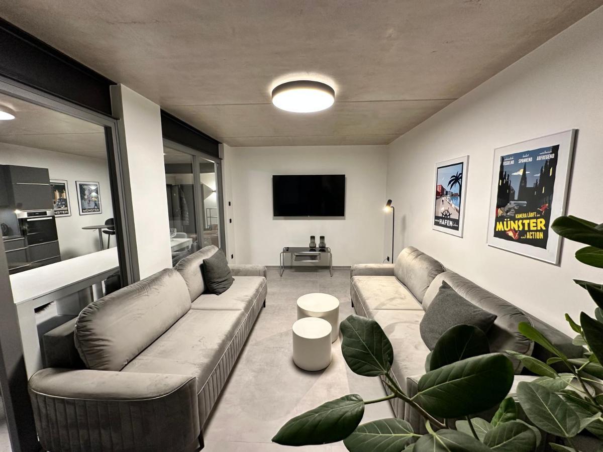 Luxurioeses Apartment Direkt Am Kanal 125 M² - Youpartments มึนสเทอร์ ภายนอก รูปภาพ